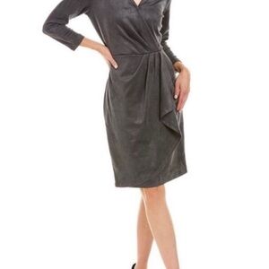 J. McLaughlin Charcoal Long Sleeve Dress